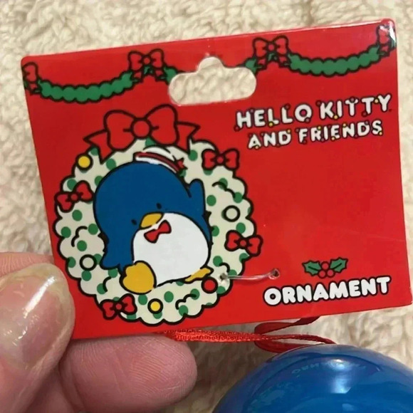 Sanrio TUXEDO SAM DECOUPAGE CHRISTMAS TREE ORNAMENT - New - Picture 4 of 4